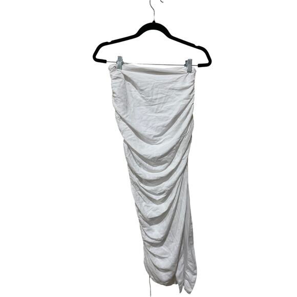 HOUSE OF CB Loie Gathered Woven Maxi Skirt Size Small NWOT - Picture 7 of 7